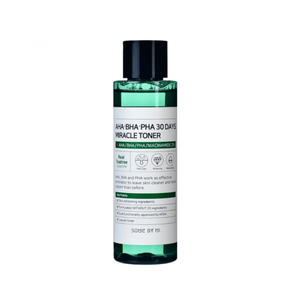 تونر المعجزة AHA BHA PHA من سوم باي مي 150مل - Some By Mi AHA BHA PHA 30 Days Miracle Toner 150ml