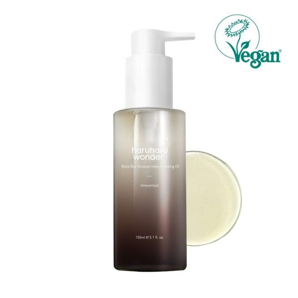 haruharu wonder Black Rice Moisture Deep Cleansing Oil غسول زيتي مرطب بالأرز الأسود للتنظيف العميق