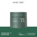ANUA HEARTLEAF 77% TONER PAD منظفات تونر قطنية هارتليف 77%