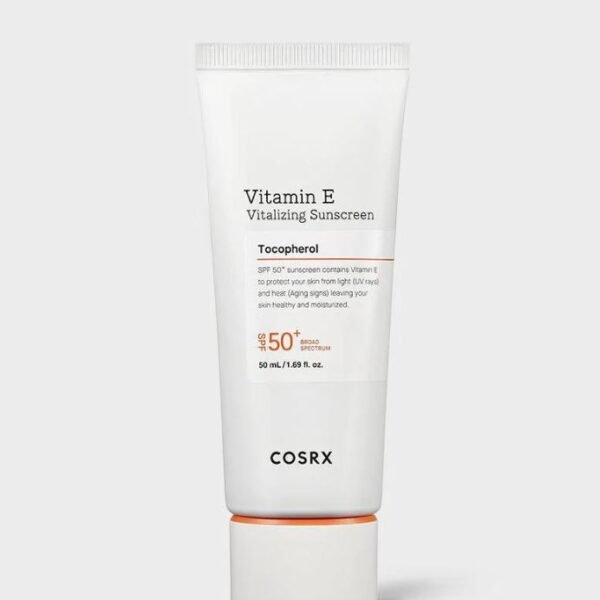 +COSRX Vitamin E Vitalizing Sunscreen SPF 50 واقي الشمس بفيتامين E