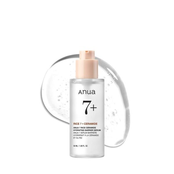 سيروم +7 بخلاصة الأرز والسيراميد لحاجز البشرة من انوا | ANUA 7+ Rice Ceramide Hydrating Barrier Serum