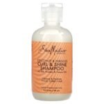 شامبو زيت جوزالهند من شيا مويستشر 384مل  SheaMoisture Curl and Shine Shampoo 384ml