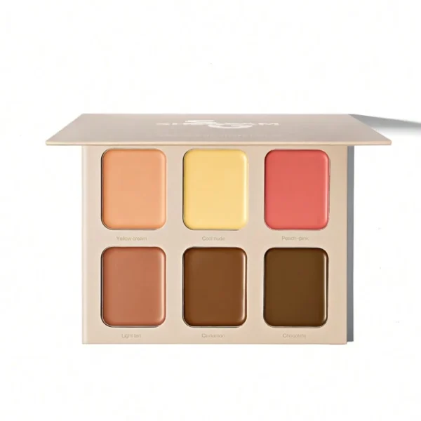 Sheglam Stereo face six palette باليت كونتور متعدد الألوان من شيجلام