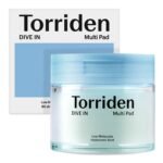 Torriden DIVE-IN Low Molecule Hyaluronic acid Multi Pad 80 sheats منظفات قطنية لترطيب وتحسين البشره بالهيالورنيك اسيد والسيراميد