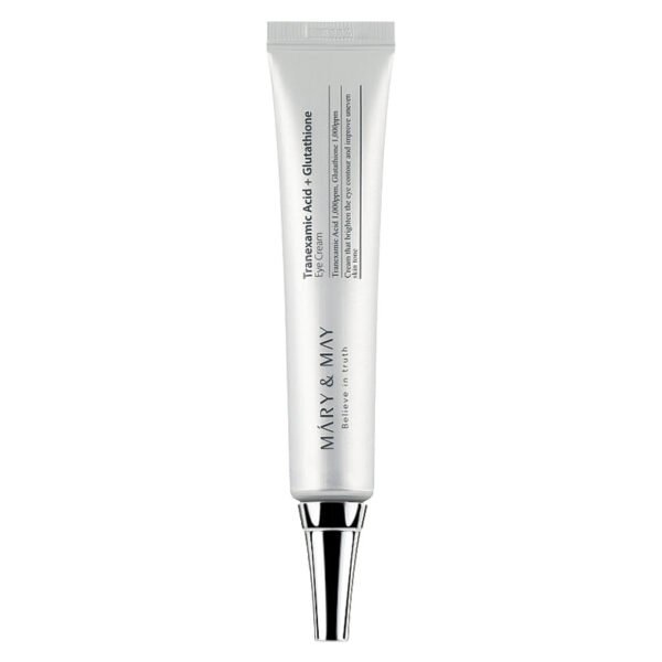 MARY & MAY TRANEXAMIC ACID + GLUTATHION EYE CREAM - 30ML | ماري اند ماي كريم العين بحمض الترانيكساميك + الجلوتاثيون - 30 مل