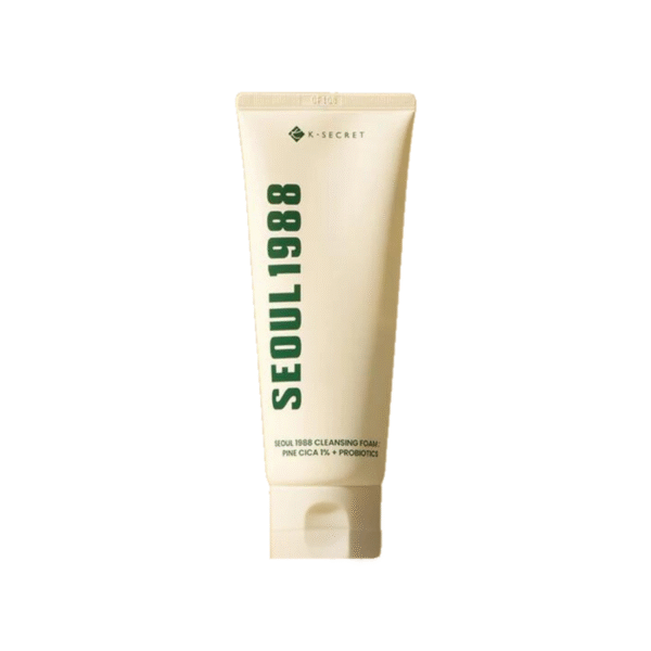 K-SECRET Cleansing Foam, Seoul 1988, Pine Cica 1%, Probiotics, 150ml رغوة التنظيف العميق بالسيكا من كيه سيكريت 150 مل