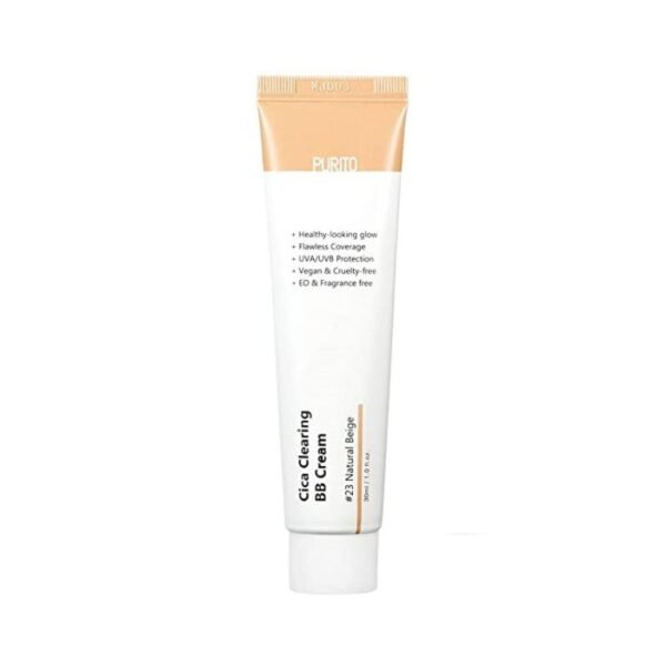 PURITO Cica Clearing BB Cream كريم أساس خفيف بالسيكا من بيوريتو
