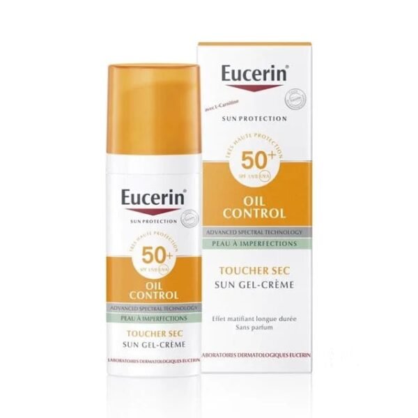 Eucerin Oil Control spf50+  واقي شمس للتحكم في زيوت البشرة من أوسيرين