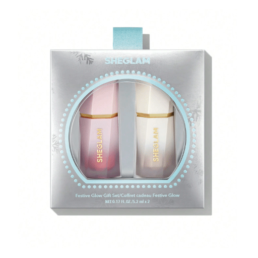 سيت بلشر و هايلايتر من شيجلام  Festive Glow Gift Set-Love Cake & Vanilla Frost