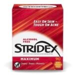 Stridex Medicated Acne Pads, Maximum Treatment, Moderate Acne, Salicylic and Alcohol Free, 90 Pad ضمادات ستريدكس الطبية لعلاج حب الشباب، علاج مثالي، حب الشباب المتوسط، خالية من حمض الساليسيليك والكحول، 90 قطعة