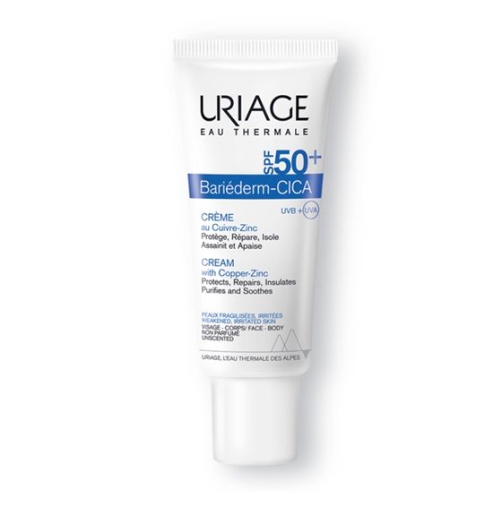 URIAGE BARIÉDERM-CICA CRÈME AU CUIVRE ZINC كريم علاج التهيج و الاحمرار و تهدئة البشرة