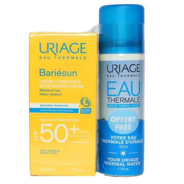 URIAGE Bariesun crème très haute protection SPF50+ 50ml + eau thermale
