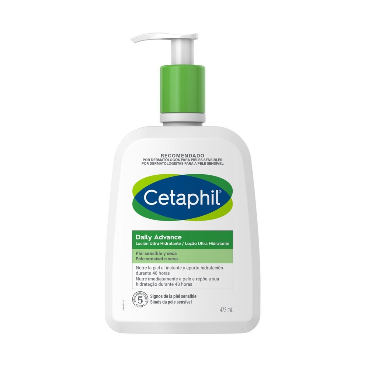 Cetaphil Daily Advance Peau Sensible et Sèche 473ml – Image 1