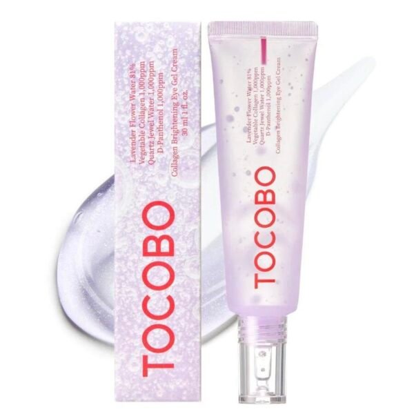 TOCOBO COLLAGEN BRIGHTENING EYE GEL CREAM كريم جل تفتيح منطقة العين بالكولاجين