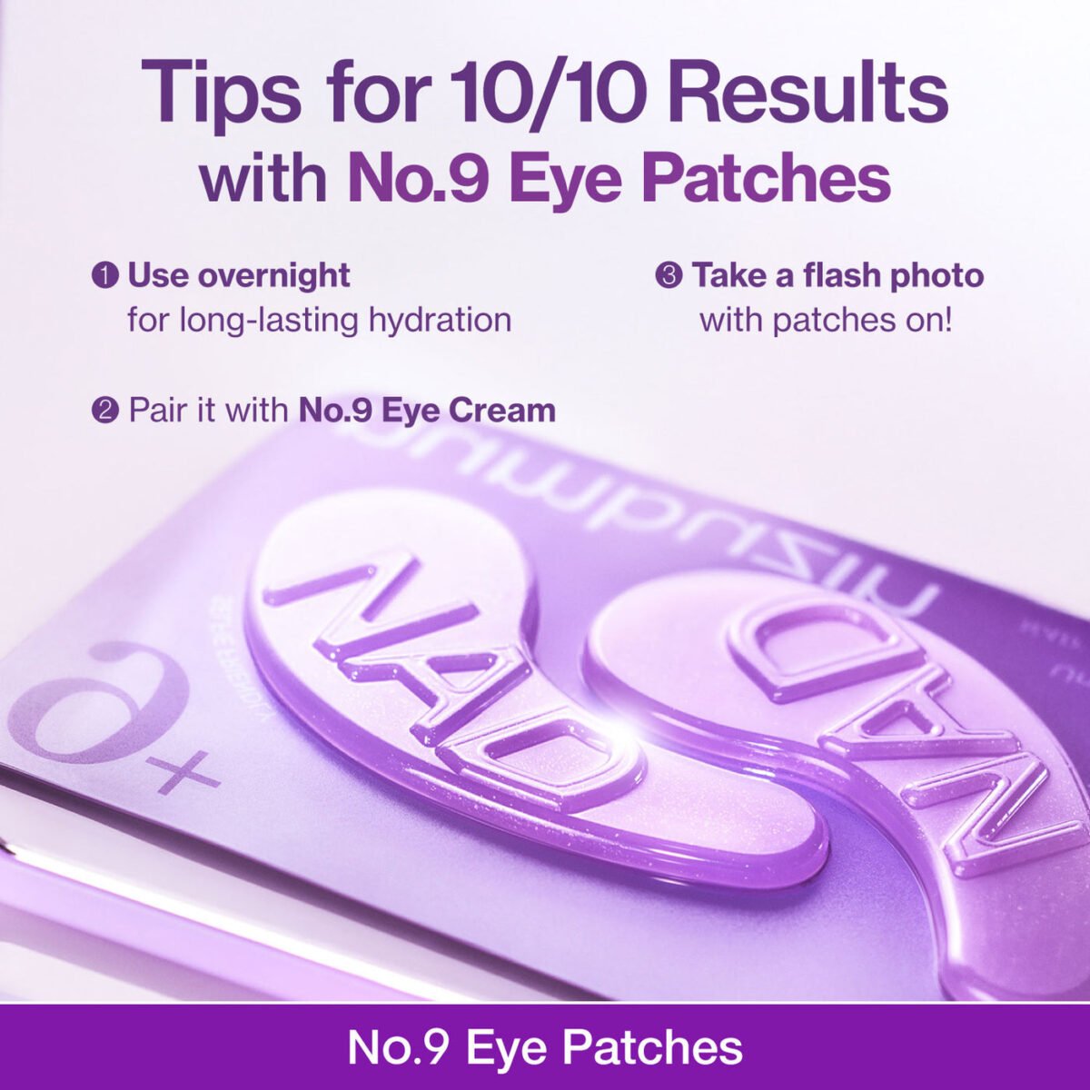Numbuzin No.9 NAD Under Eye Patches – Image 4