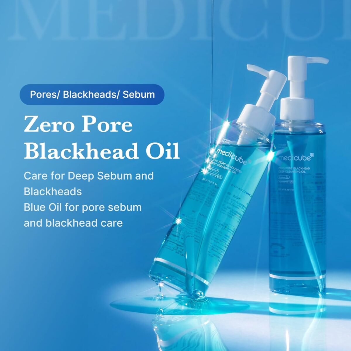 Medicube Zero Pore Blackhead Deep Cleansing Oil 205 ml  غسول زيتي لتنظيف عميق للرؤوس السوداء – Image 3