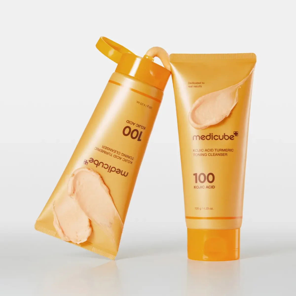 Medicube KOJIC ACID TURMERIC TONING CLEANSER 120 g منظف ميديكوب بالكوجيك أسيد والكركم – Image 2