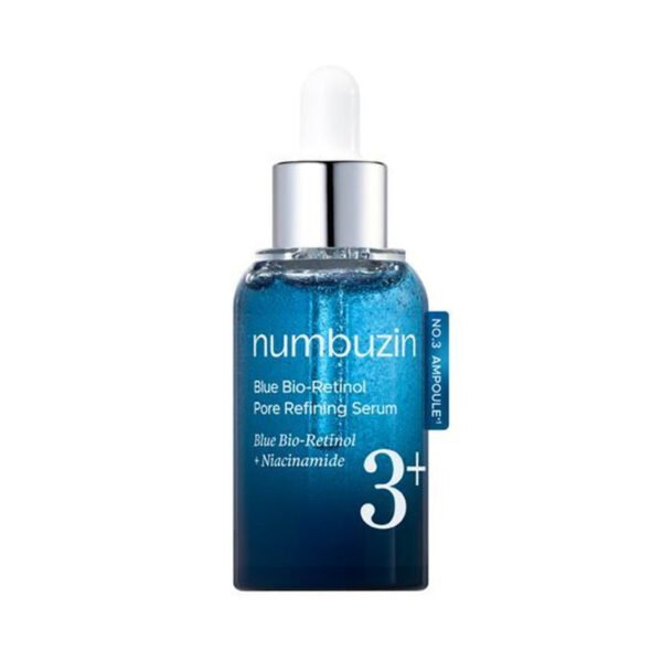 Numbuzin No.3 Blue Bio-Retinol Pore Refining Serum 30ml سيروم رقم 3 بلو بيو ريتينول لتنقية المسام 30 مل