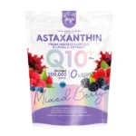 Astaxanthin Q10 Plus Mixed Berry Dietary Supplement, 200,000 mg, Sugar-Free