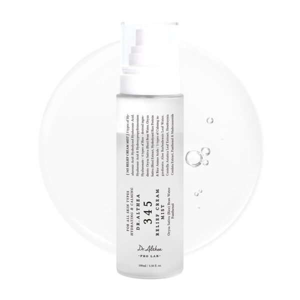 Dr.Althea 345 Relief Cream Mist | Hydrating Facial Mist with Rice Extract | Soothing Care for Sensitive Skin