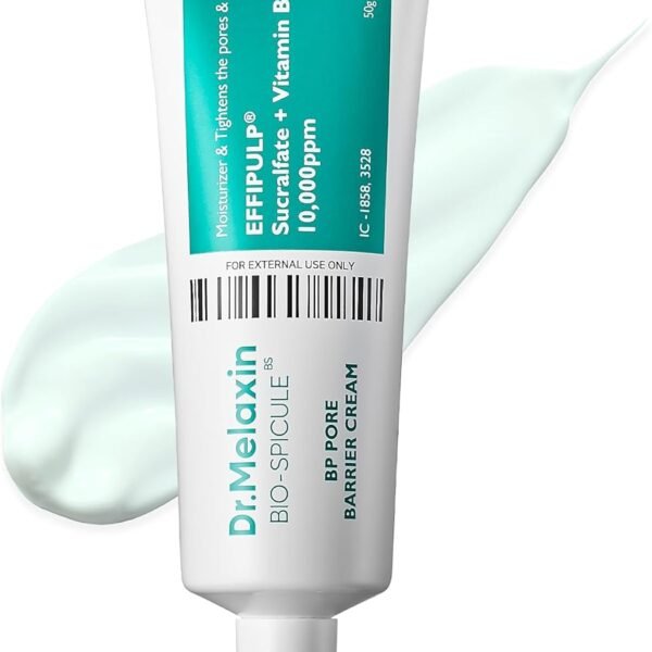 Dr.Melaxin BP Barrier Cream 50g, 1.76 oz. | Bio spicule Stimulating Pore Roots, Pore Tightening, Provision of skin elasticity