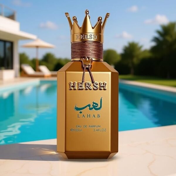 Al Ezz Oud "Hersh Lahab" Eau De Perfume for Men Blend of Basil, Vetiver & Black Pepper - 100ml