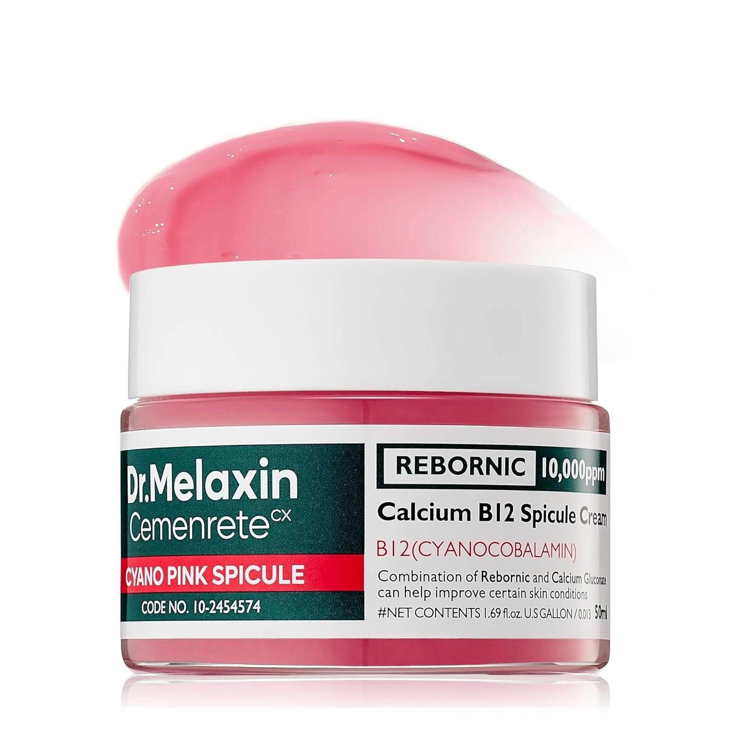 71GOlaFj--L._SL1500_ Dr.Melaxin Cemenrete Cyano Pink Spicule Cream – Image 1