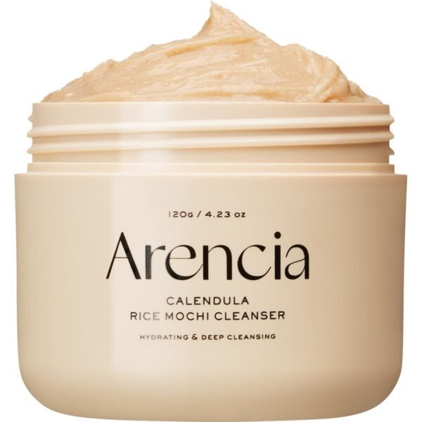 Arencia Calendula Rice Mochi Fresh Cleanser - Moisturizing, Brightening & Deep-Cleansing (4.23oz)