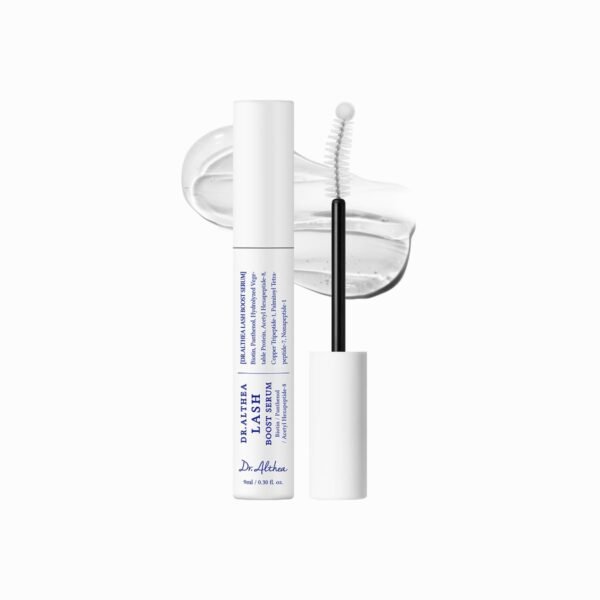 Dr.Althea Lash Boost Serum | Lash Essence for Stronger & Glossy-looking Lashes | Lash Primer with Biotin & Panthenol & 12-Peptide Complex | Vegan Korean Skincare, 0.30 Fl Oz