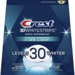 Crest 3DWhitestrips 1 Hour Express + LED Light Teeth Whitening Kit, 19 Treatments