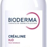 BIODERMA Créaline H2O - L’eau micellaire originale, nettoyante et démaquillante - Élimine le maquillage, le pollen et les résidus de pollution - Peaux sensibles - Flacon 500 ml