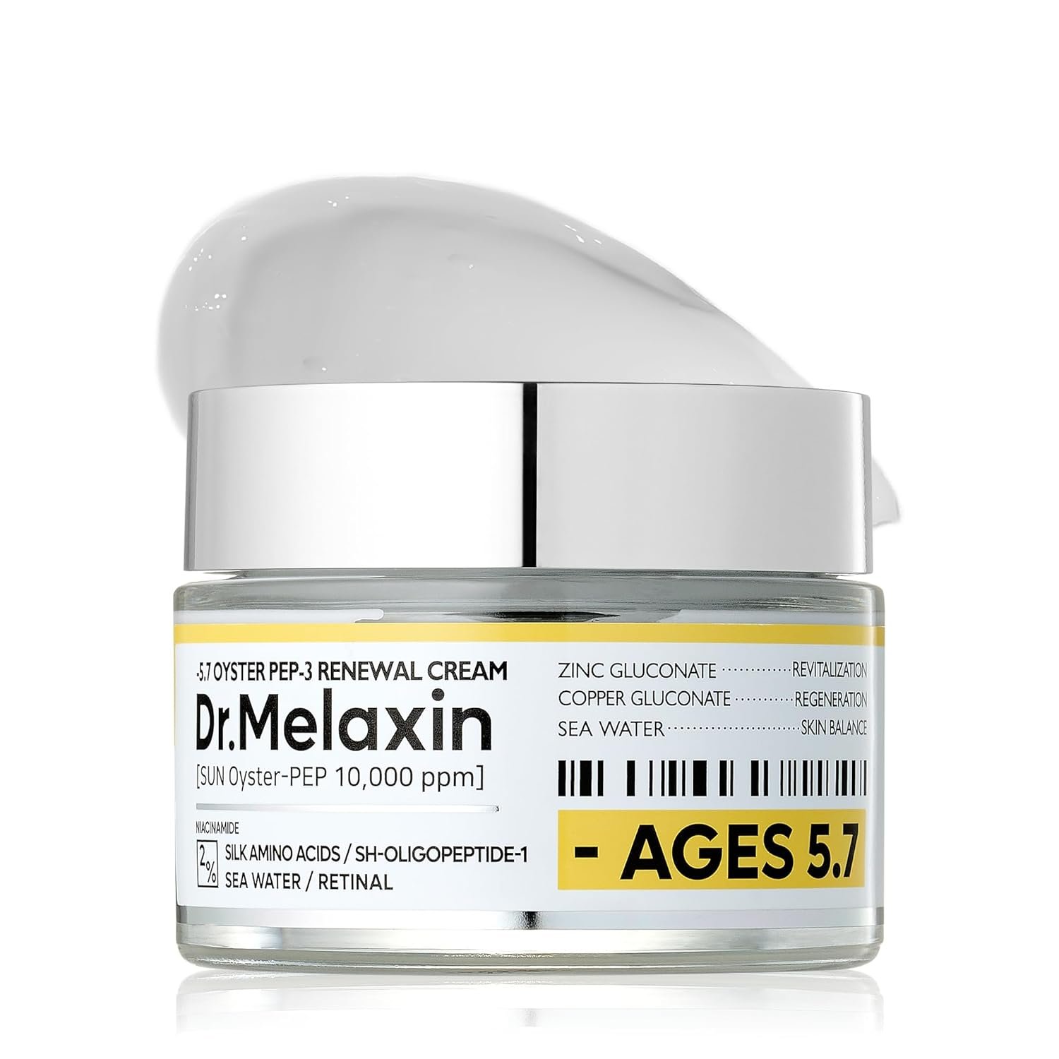 71THK+DwiZL._SL1500_ Dr.Melaxin Oyster Pep3 Renewal Cream – Image 1