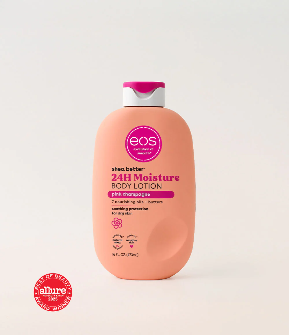 EOS_BLFlipCap_PDP_PC_AllureBadge_2026_1000x1161_e83f522f-3e70-4ca3-b28b-a2f5ced9d2db eos Pink Champagne Body Lotion 473ml – Image 1