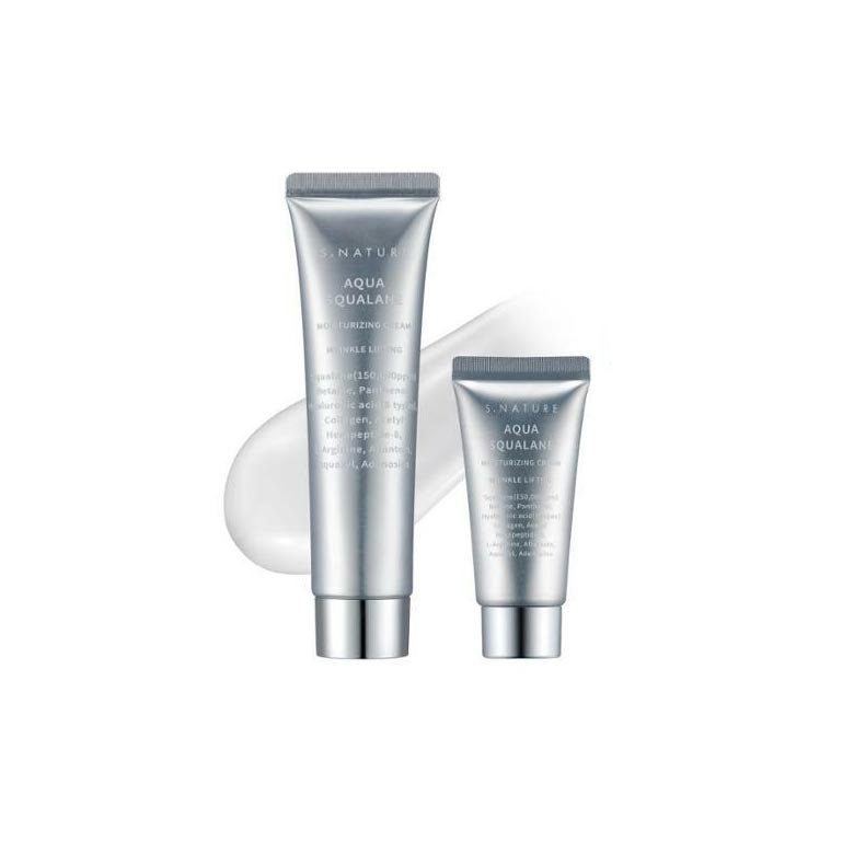 IMG_0868 S.NATURE Aqua Squalane Moisturizing Cream 60ml Special Set – Image 1