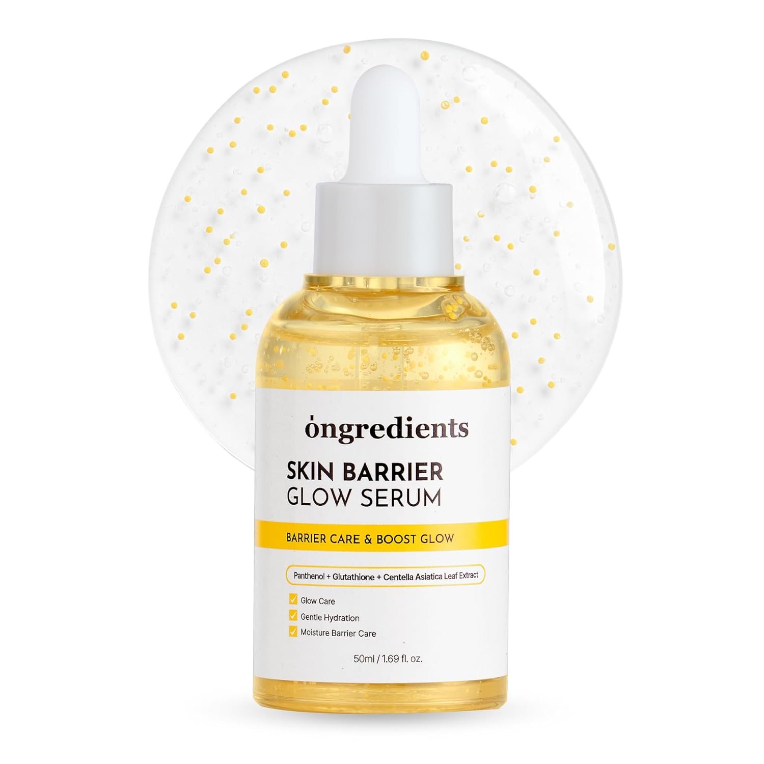 - ONGREDIENTS Skin Barrier Glow Serum, 99% Pure Glutathione, Panthenol, Hyaluronic Acid, Glass Skin, Dark Spot, Uneven Skin Tone, Soothing, Dry and Sensitive Skin, Korean Skin Care, 1.69 fl. oz. / 50ml – Image 1