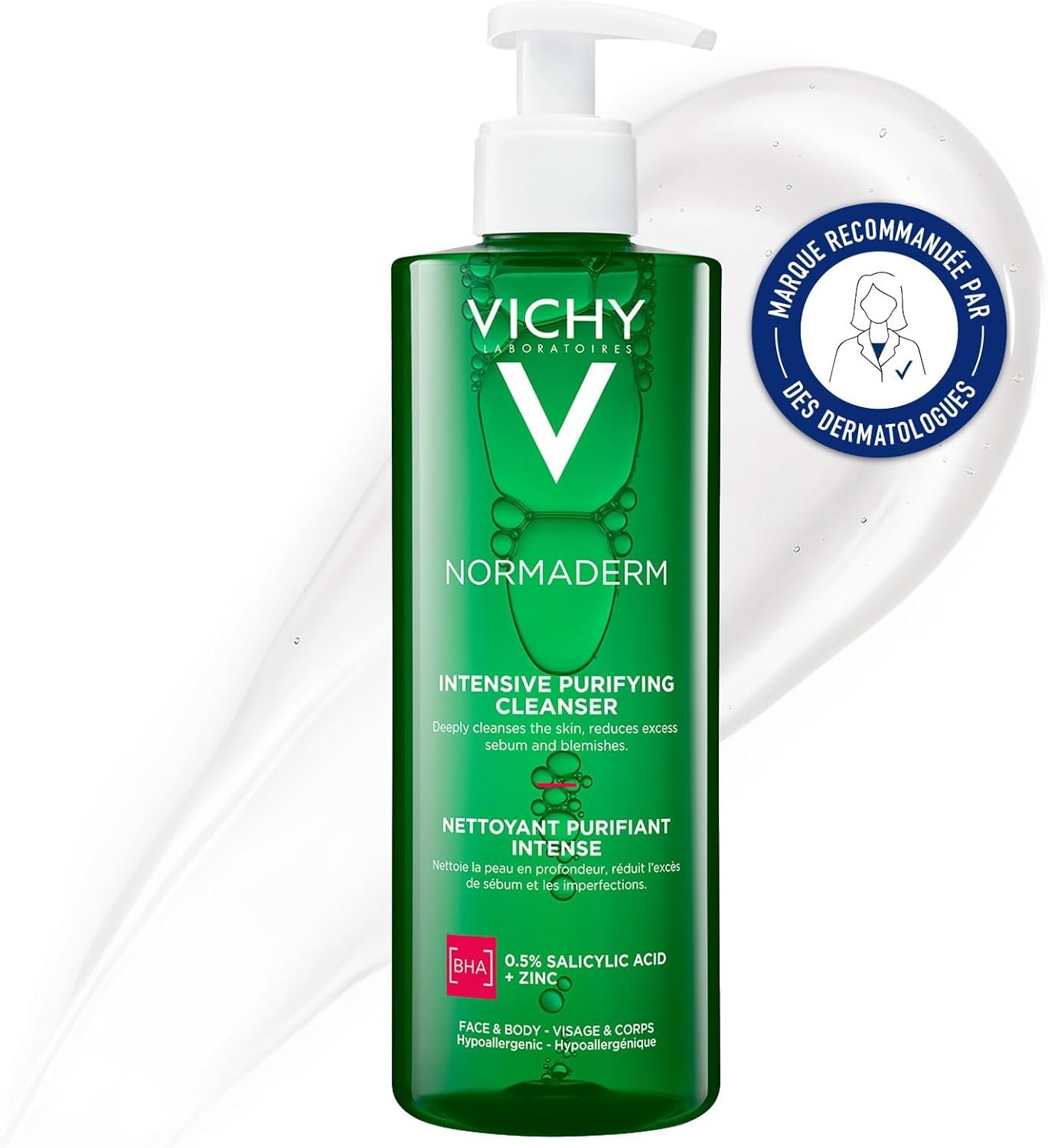 6115OGMWBFL._AC_SL1500_ Vichy - NORMADERM - Intense Purifying Facial Cleansing Gel - Image 1