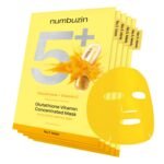 numbuzin No.5 Sheet Mask | Vitamin Spotlight Sheet Mask | Glutathione and Vitamin C | Reduces Hyperpigmentation, Improves Skin Complexion | Gentle and non-irritating |  1 pc
