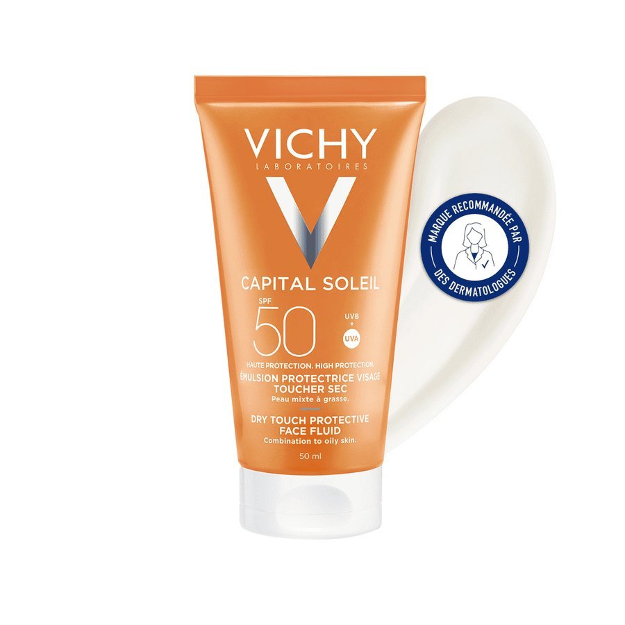 IMG_8943 VICHY CAPITAL SOLEIL FLUIDE VISAGE TOUCHER SEC SPF 50+ - Image 1