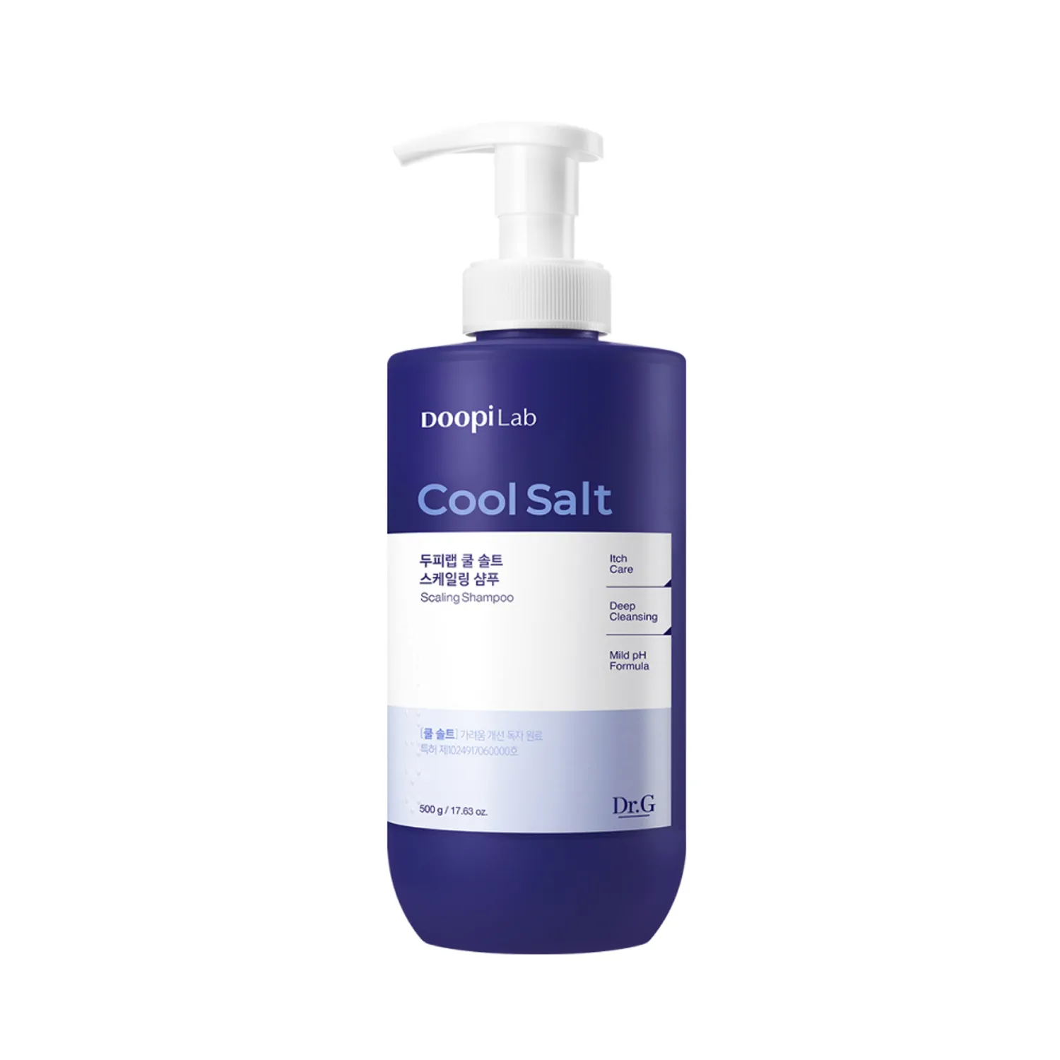 85341b86-5227-43f1-8844-c4ff920966d9 Dr.G Doopi Lab Cool Salt Scaling Shampoo 500g - Image 1