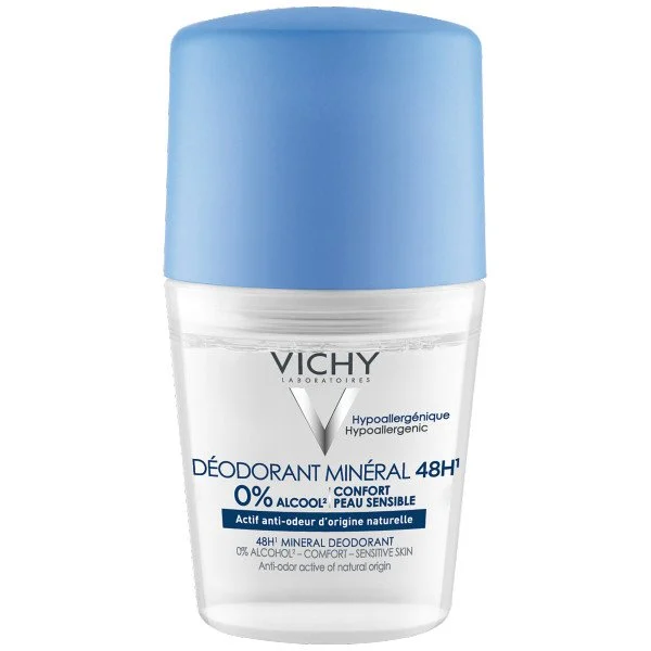 BLEU VICHY DÉODORANTS Déodorant Bille minéral 48H actif anti-odeur d origine naturelle - Image 1