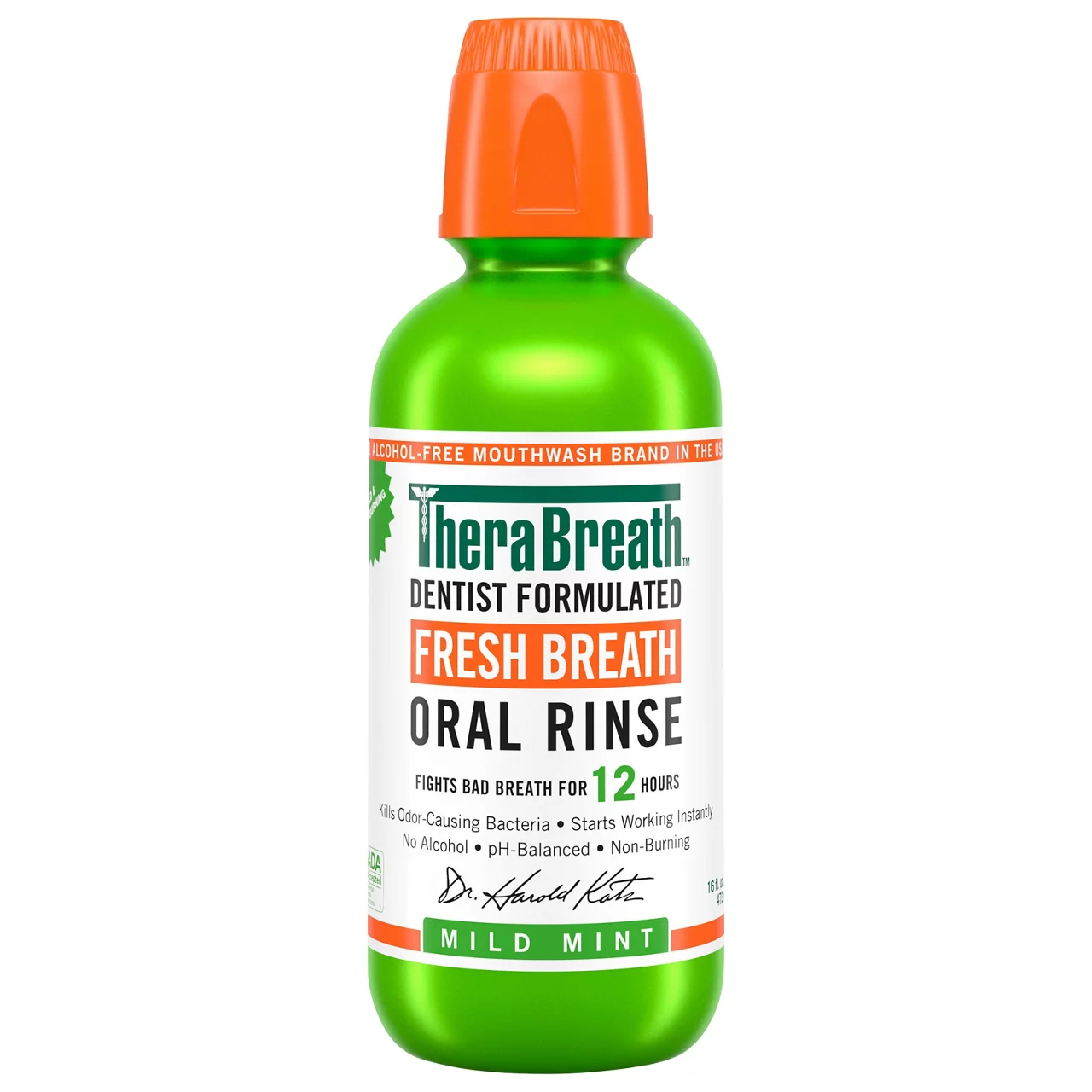 149486_PrimaryImage TheraBreath, Bain de bouche, Haleine fraîche, Menthe douce, 473 ml - Image 1
