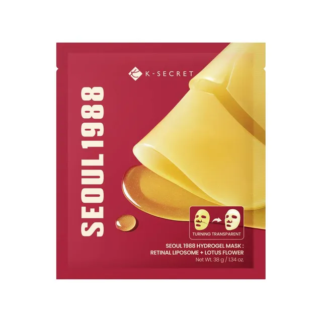 1988 K SECRET SEOUL 1988 Hydrogel Mask : Retinal Liposome + Lotus Flower - Image 1