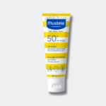 Mustela Baby Mineral Sunscreen Lotion SPF 50 Broad Spectrum - Face & Body Sun Lotion for Sensitive Skin - Water Resistant & Fragrance Free