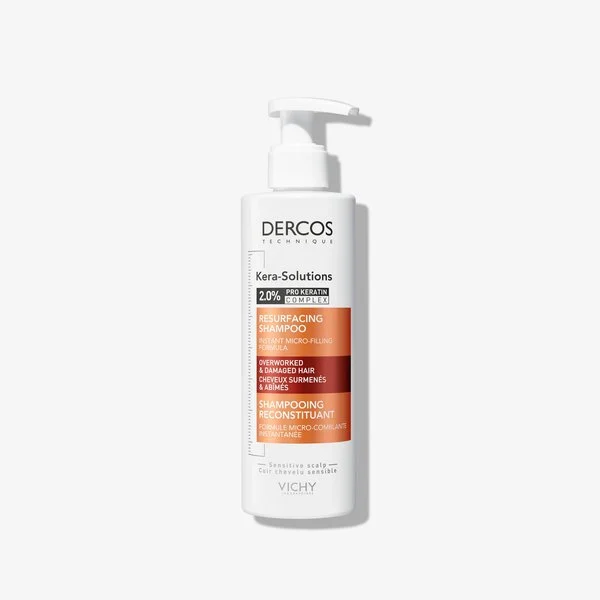 VICHYYYYYYYYYYYYY DERCOS SHAMPOOING RECONSTITUANT KERA-SOLUTIONS - CHEVEUX ABÎMÉS - Image 1