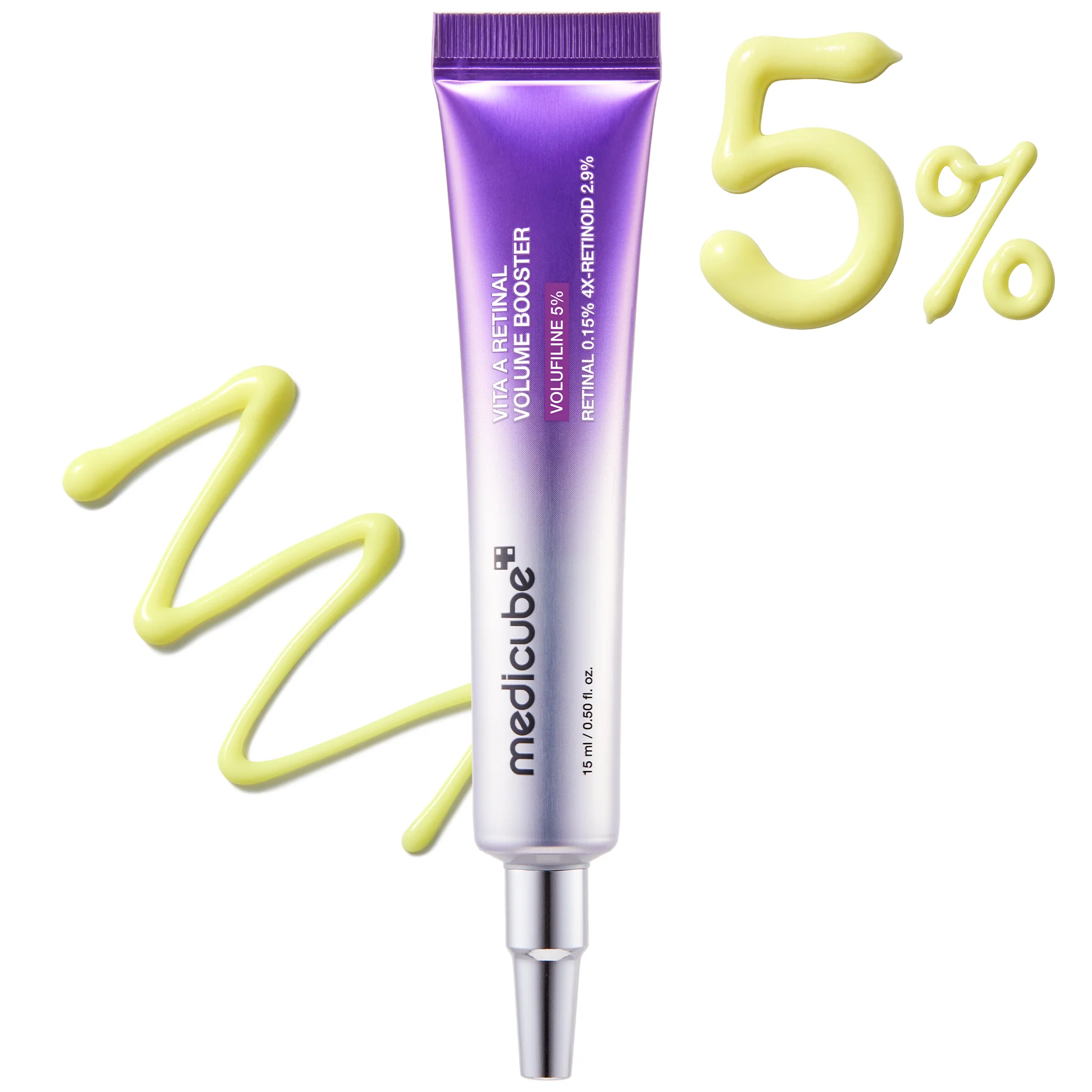 med medicube Vita A Retinal Volume Booster Serum, with Volufiline, 4X-Retinoid - Image 1