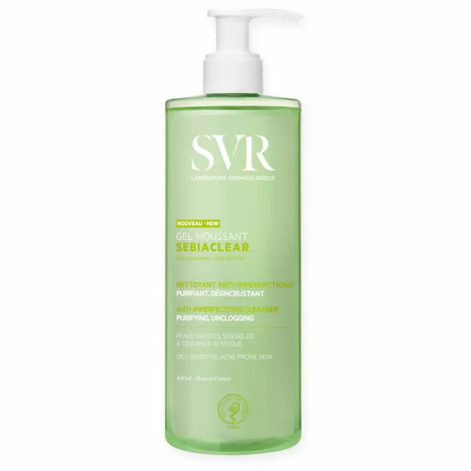 svr1 SVR Sebiaclear Gel Moussant 400ml - Image 1