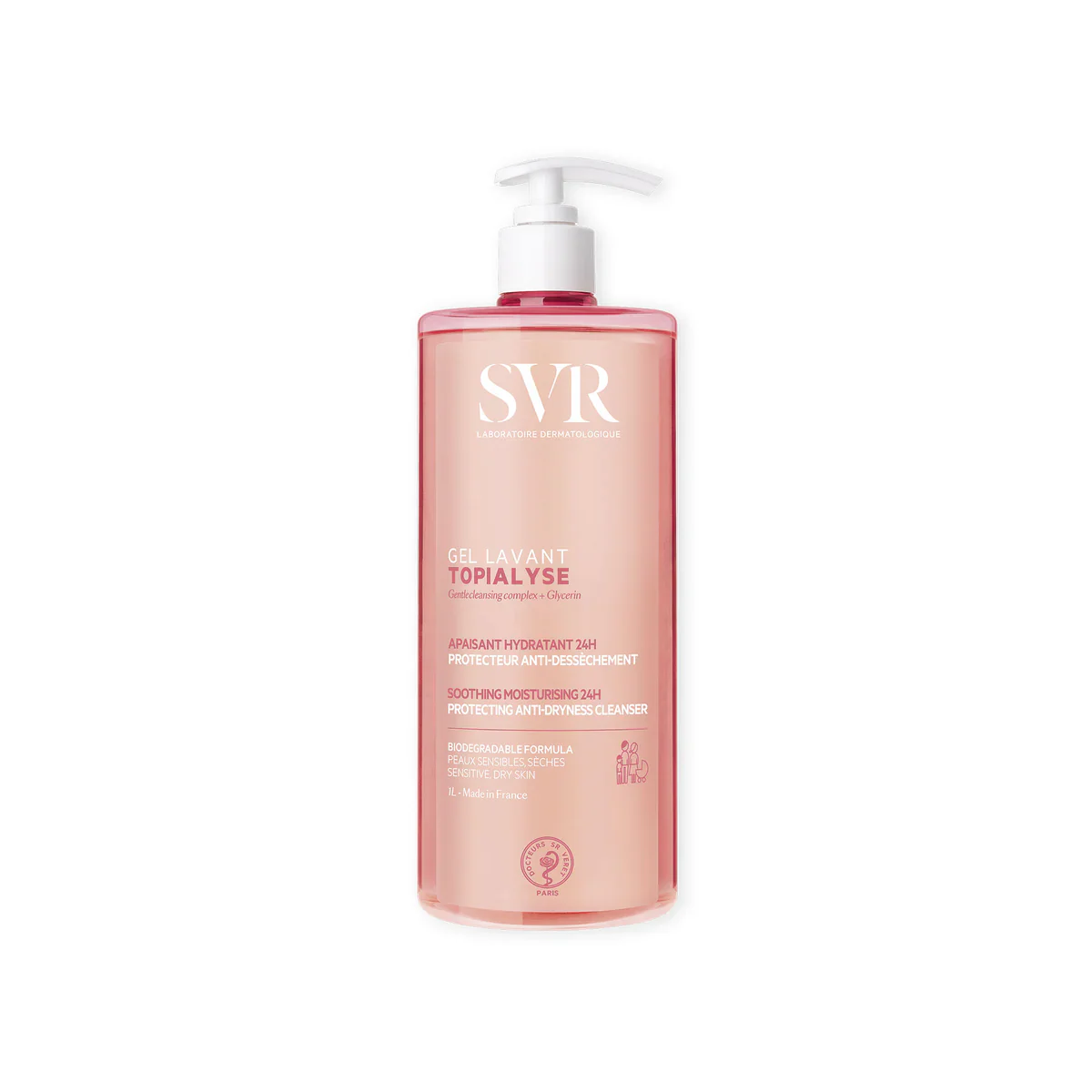topialyse-gel-lavant1l-2021_1200x1200_crop_center_f1373d9a-05c5-4f8c-ae70-084a1234441f SVR Topialyse Soothing Moisturizing Wash Gel - Image 1
