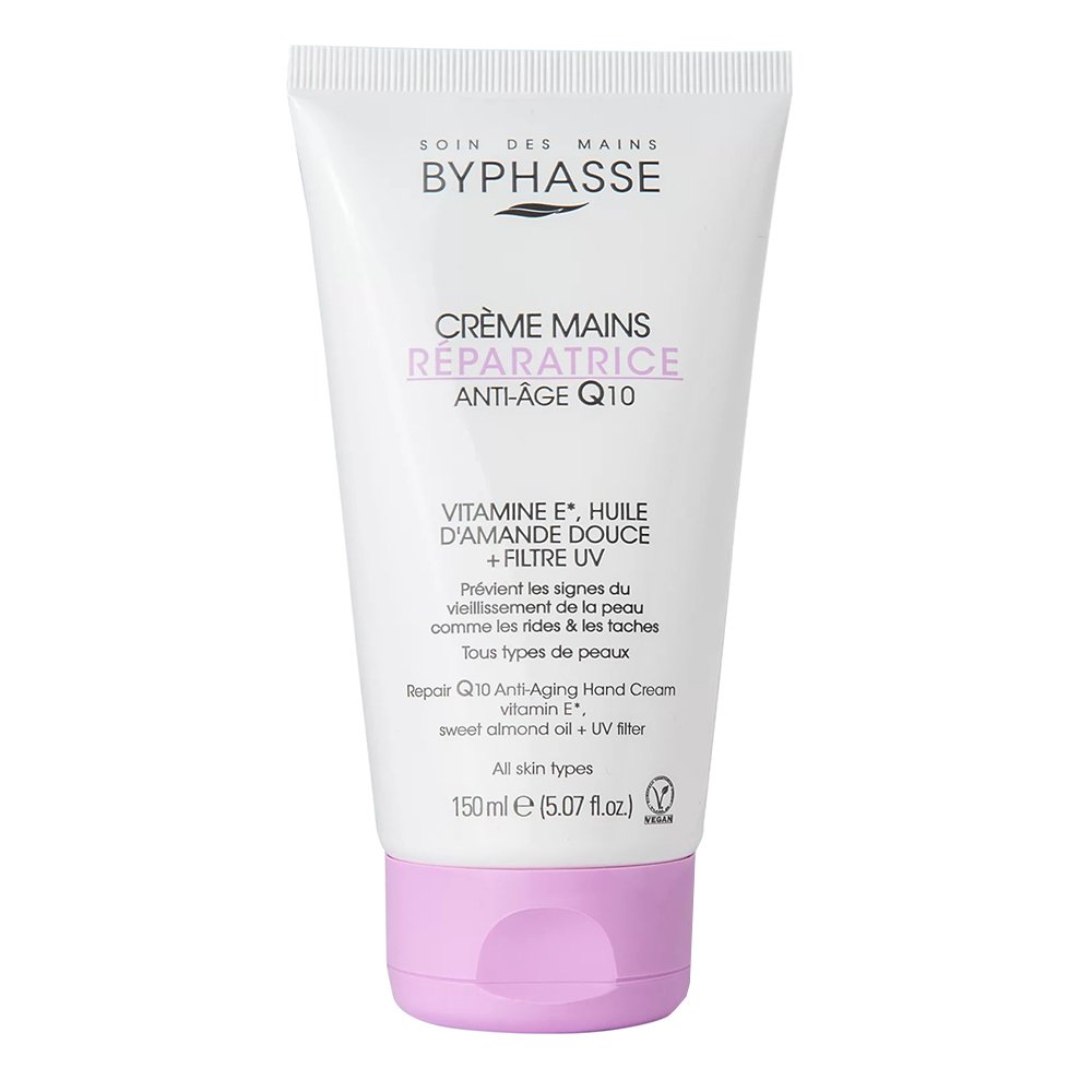 repa1 Byphasse crème mains réparatrice, Anti-âge Q10, 150ml - Image 1