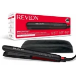 Lisseur Revlon SmoothStay 25mm infusé à l’huile de coco (pochette de voyage, plaques à triple revêtement céramique, Plaques flottantes à bords arrondis, Température personnalisable) - RVST2211P